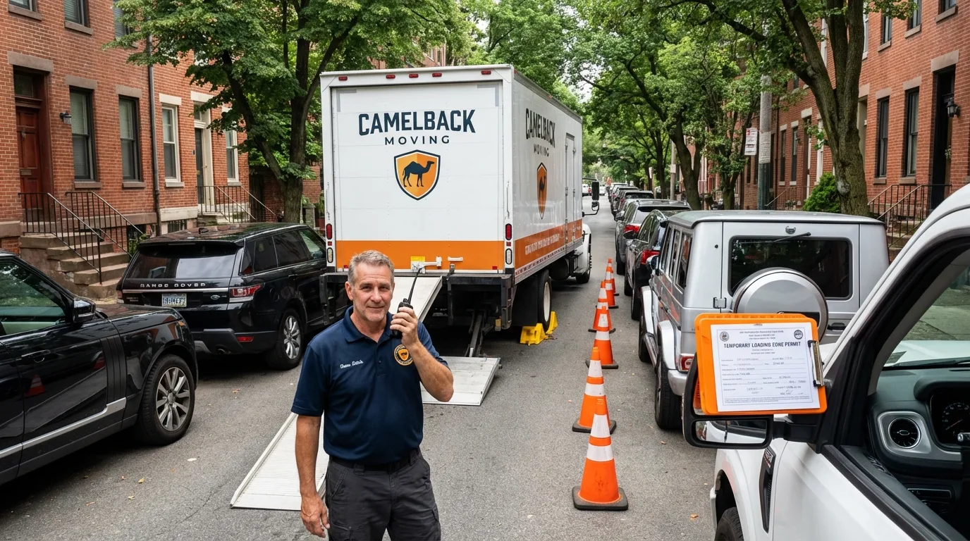 City street loading permit setup in Pennsville, NJ